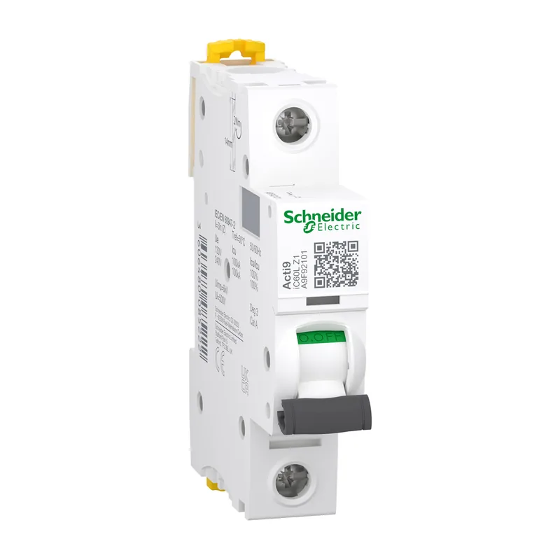 Schneider Electric Acti9 iC60L Miniature Circuit Breaker (MCB) 1P, 1 to 63 A