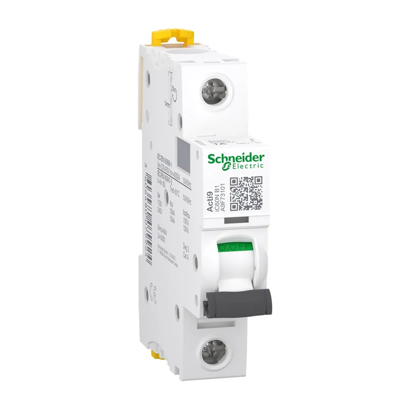 Schneider Electric Acti9 iC60N Miniature Circuit Breaker (MCB) 1P, 0.5 to 63 A