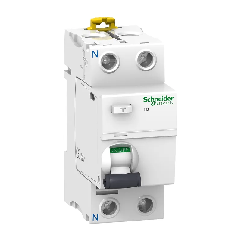 Schneider Electric Acti9 iID Residual Current Circuit Breaker (RCCB) 2P, 16 to 100 A