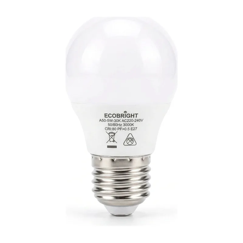 EcoBright LED Bulb 5W (A50)