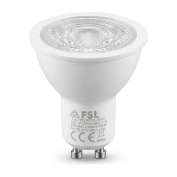 FSL LED GU10 Bulb 7W, Dimmable (GU10E4-D)
