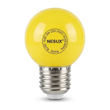 Nesux LED G45 Colour Bulb 3W (G45-3W)