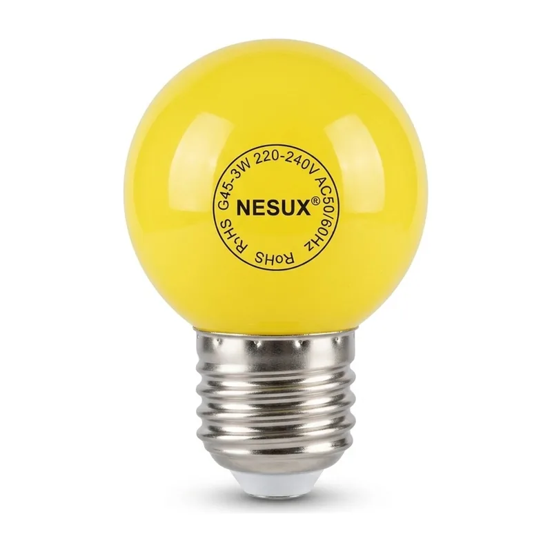 Nesux LED G45 Colour Bulb 3W (G45-3W)