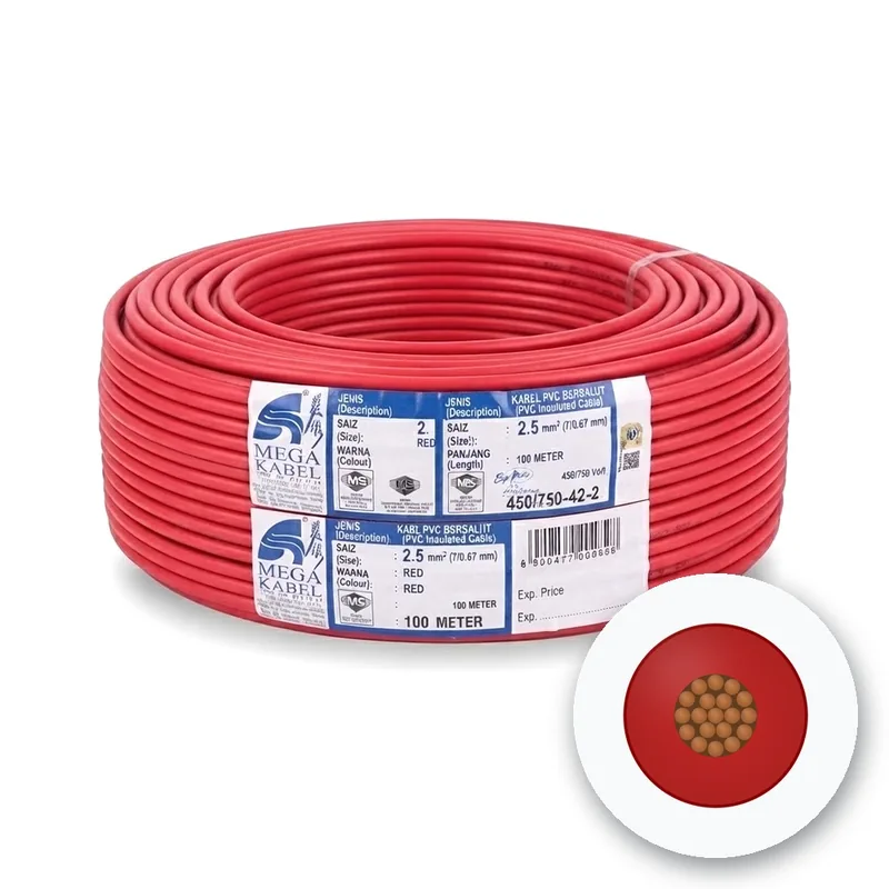 Mega Kabel PVC Insulated Cable, 2.5 mm², Single Core