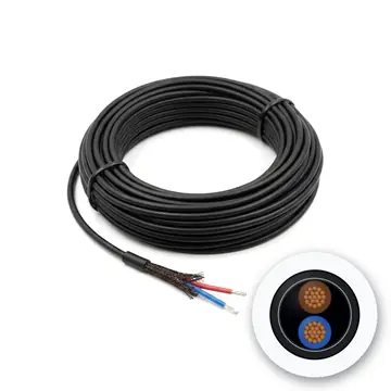 Yogawa Screened Audio Cable, 2 Core