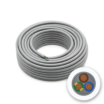 Yogawa PVC Flexible Cord, 3 Core
