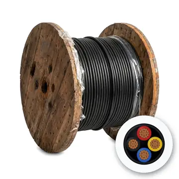 Tai Sin PVC Insulated PVC Sheathed Power Cable, 4 Core