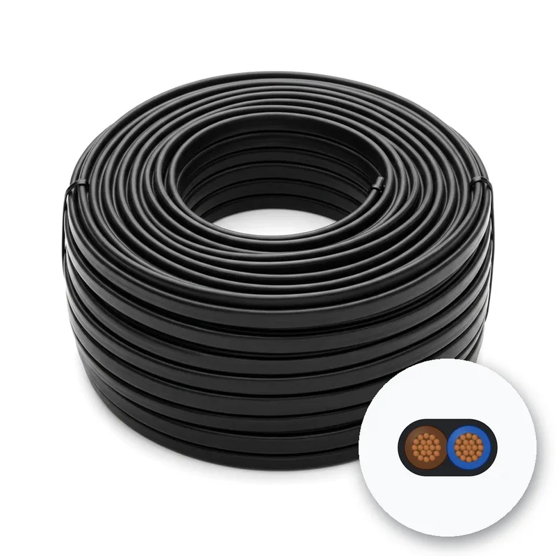 Tonn Twin Flat PVC Sheathed Cable, 2 Core