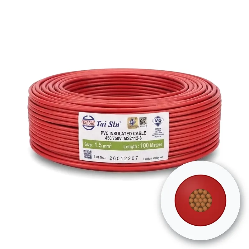 Tai Sin PVC Insulated Cable, 1.5 mm², Single Core