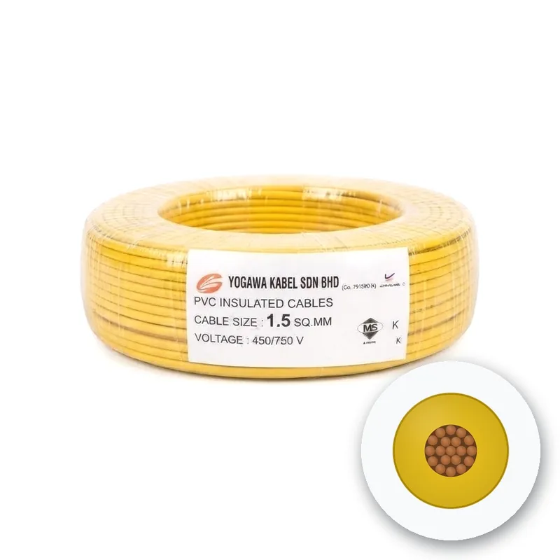 Yogawa PVC Insulated Cable, 1.5 mm², Single Core