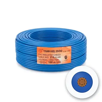 Yogawa PVC Insulated Cable, 2.5 mm², Single Core