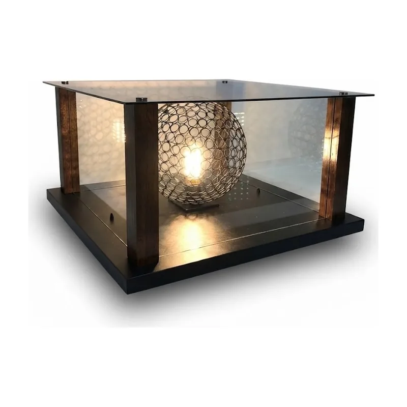 DCL Outdoor Gate Lamp DM-2103-600, Chengal Wood
