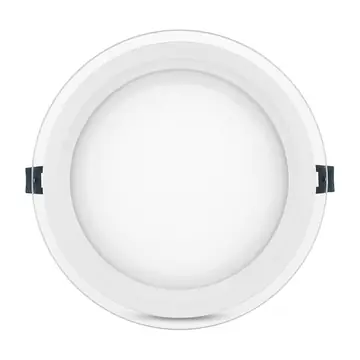 Auroric LED Downlight Round, Glass Rim