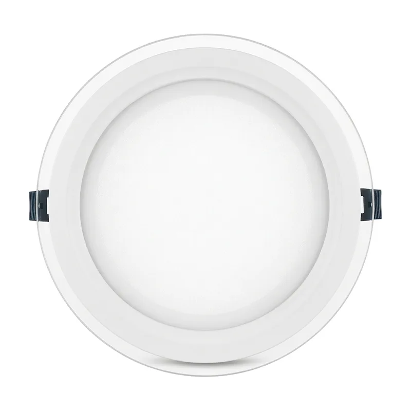 Auroric LED Downlight Round, Glass Rim
