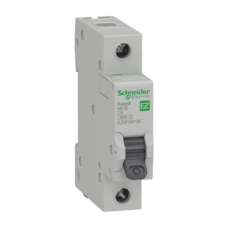 Schneider Electric Easy9 Miniature Circuit Breaker (MCB), 1P to 4P, 6 to 63 A