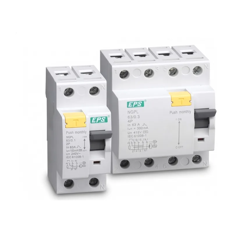 EPS (Utama Switchgear) NGPL Residual Current Circuit Breaker (RCCB), 2P and 4P, 16 A to 100 A
