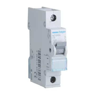 Hager Miniature Circuit Breaker (MCB) 10 kA 1P, 2 to 63 A