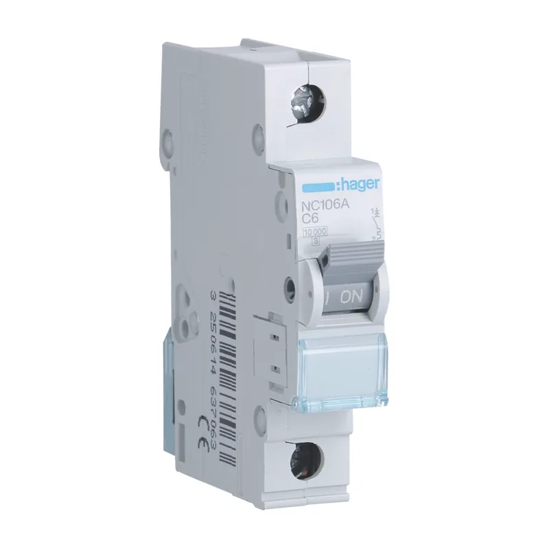 Hager Miniature Circuit Breaker (MCB) 10 kA 1P, 2 to 63 A