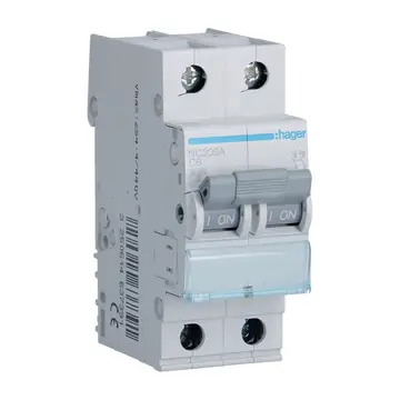 Hager Miniature Circuit Breaker (MCB) 10 kA 2P, 2 to 63 A