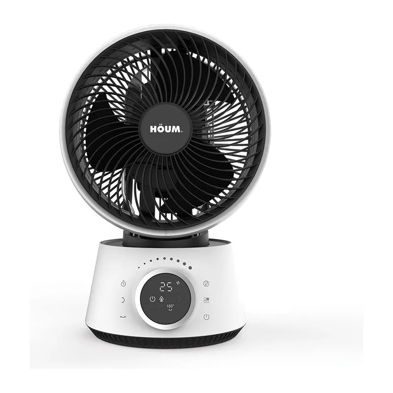 Houm C12W-DC Auto-Tilt Circulator Wall Fan, DC Motor, Touch Panel and Remote