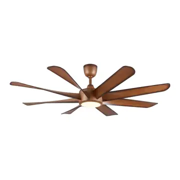 Regair & Inovo Regair Palm 60 DC Ceiling Fan with LED, 8 Blade, 60 inch, Remote Control