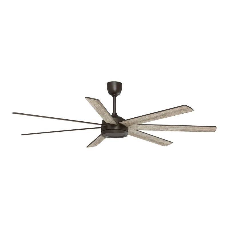 Regair & Inovo Regair Toona 72 DC Ceiling Fan, 7 Plywood Blade, 72 inch, Remote Control