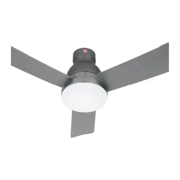 KDK Ceiling Fan with LED K12UX, DC Motor, Remote Control, 48 inch