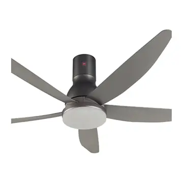 KDK Ceiling Fan with LED K15UW, DC Motor, Remote Control, 60 inch