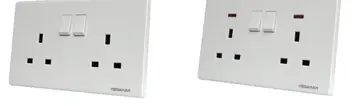 Megaman YTZ9 Switches and Sockets (White)
