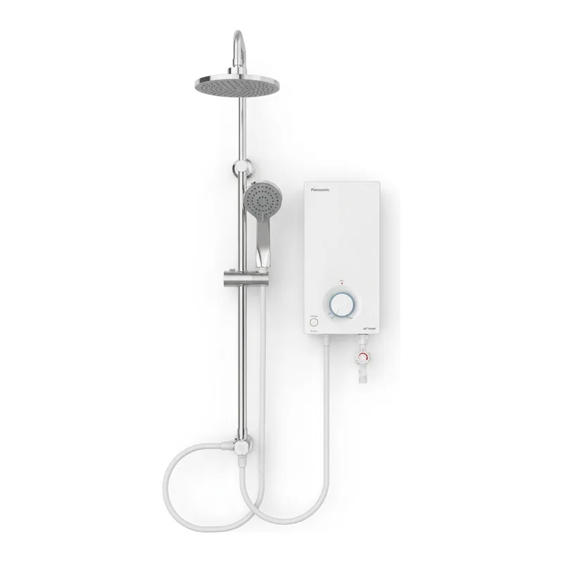 Panasonic V Series DH-3VP1MWR, 3.6 kW Instant Water Heater with DC Pump and Rain Shower Kit