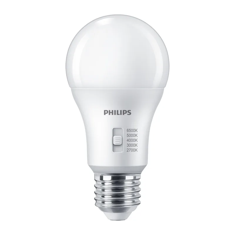 Philips LED Bulb A60 E27, 5 Colours, Dimmable