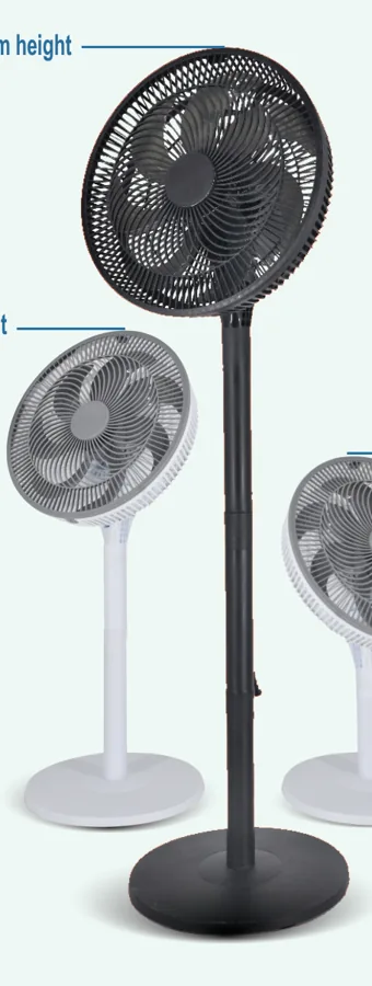 Prestige Air Circulation Stand Fan 12 Inch