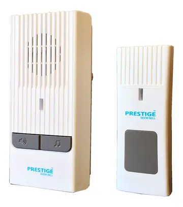 Prestige Door Bell 606W (White, Red, Black, Gold)