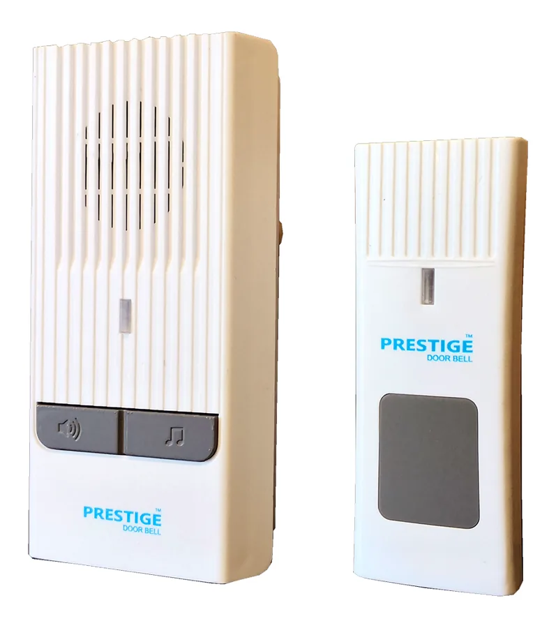 Prestige Door Bell 606W (White, Red, Black, Gold)