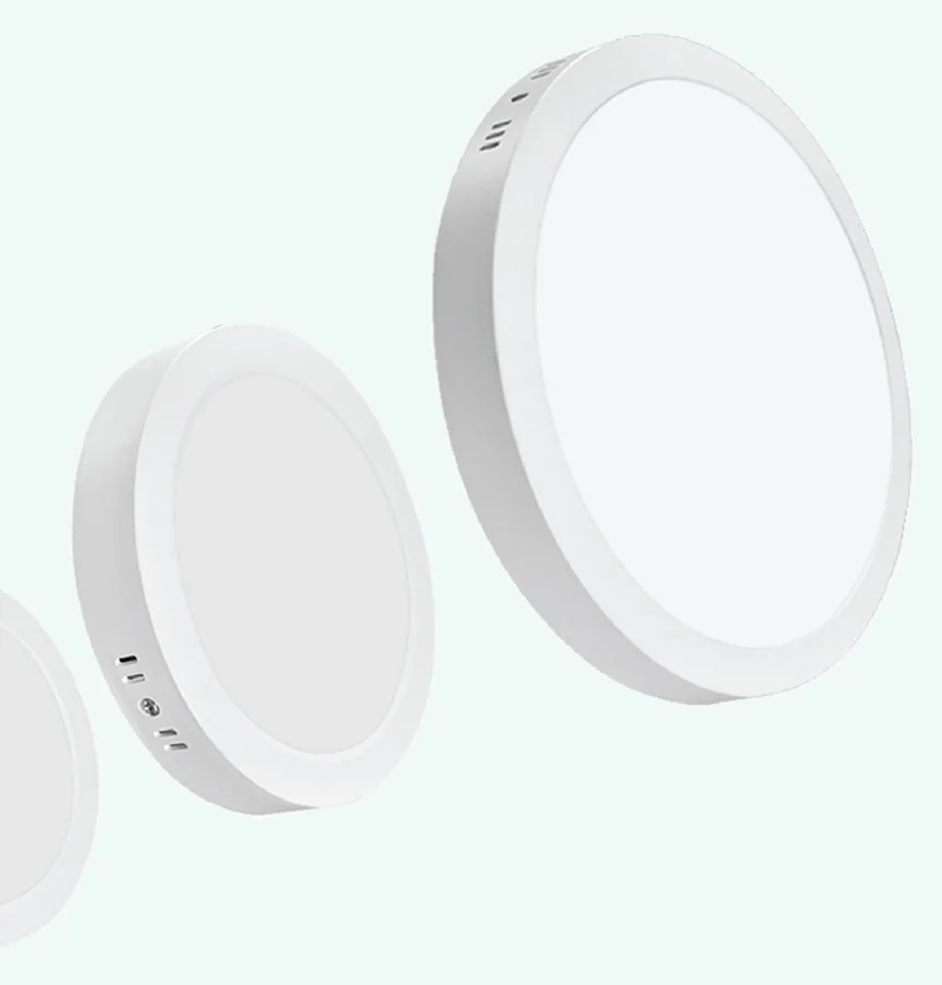 Prestige LED Surface Panel Light Round 15W 20W 26W