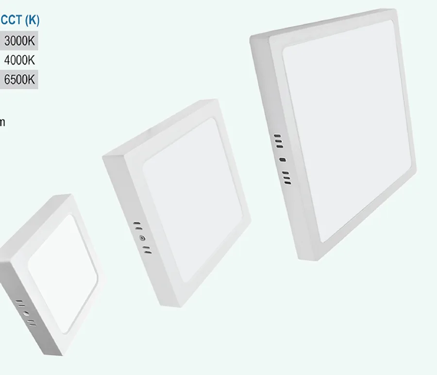 Prestige LED Surface Panel Light Square 15W 20W 26W