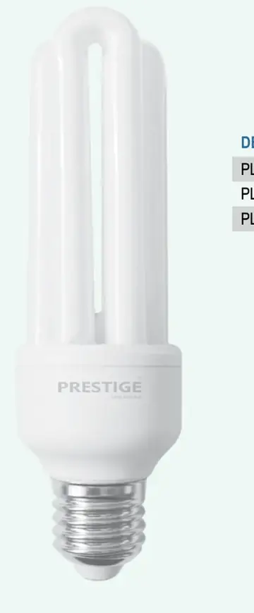 Prestige 18W E27 Energy Saving Bulb