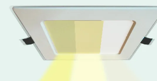 Prestige 12W 18W 24W Scene Switch LED Downlight (Square)