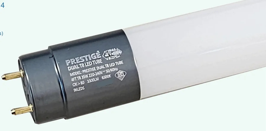 Prestige T8 Tube 16W 36W Dual