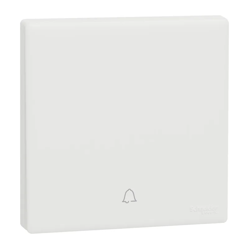 Schneider Electric Vivace E Bell Press Switches, 10A, 1 Gang