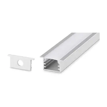ZEN LED Strip Aluminium Profile LD1509A, Recessed Flange