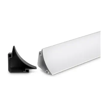 ZEN LED Strip Curved Cove Profile LD187, with Internal and External Corners